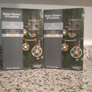 Better Homes And Gardens Globe String Lights - Warm White, Set Of 2